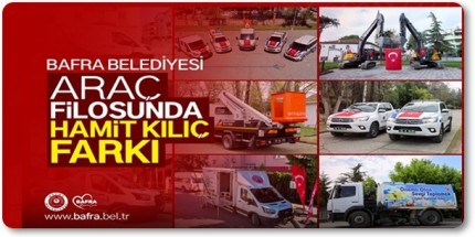 Bafra Belediyesi Araç Filosunu Güçlendiriyor